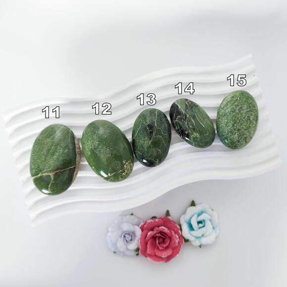 Tremolite Palm Stone Growth Crystals - Picture 8 of 8